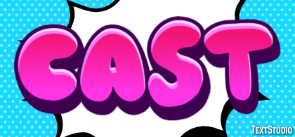 Cast Texteffekt