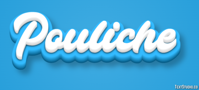 Pouliche Effet de texte