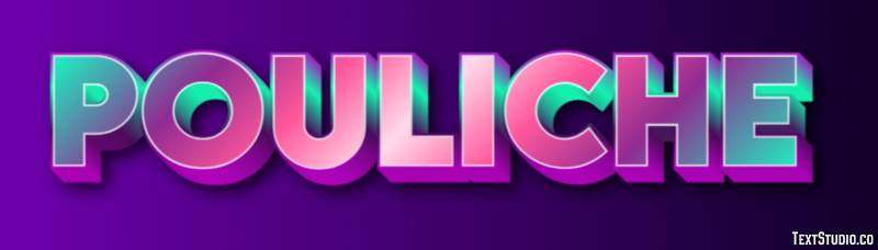 Pouliche Effet de Texte