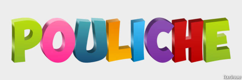Pouliche Effet de Texte