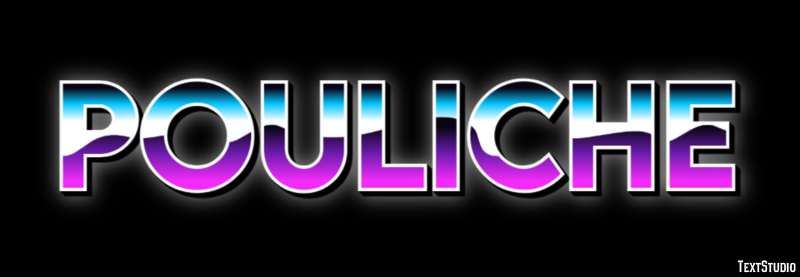 Pouliche Effet de texte