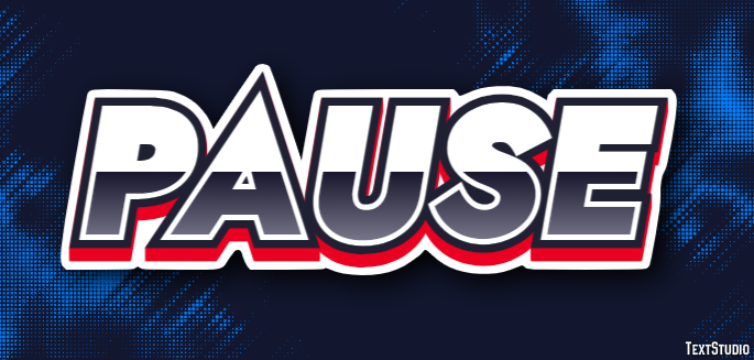 Pause Text Effect