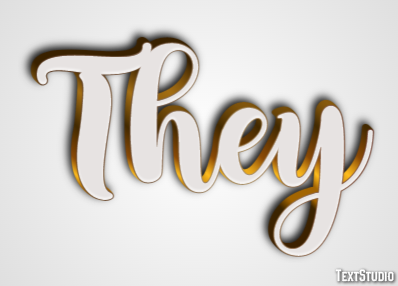 They Text Effect