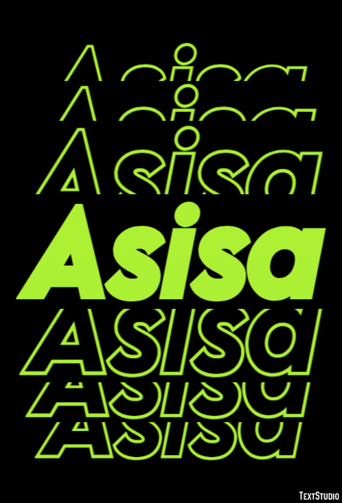 Asisa Text Effect