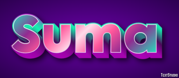 Suma Text Effect