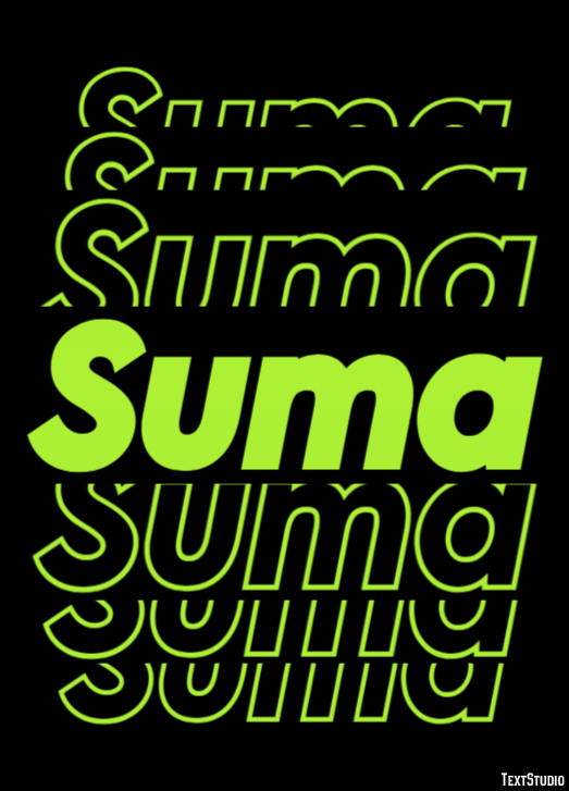 Suma Text effect