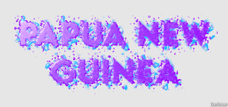 Papua New Guinea Text Effect