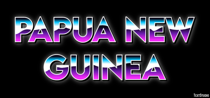 Papua New Guinea Text Effect