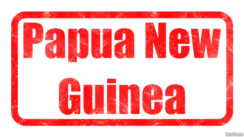 Papua New Guinea Text Effect