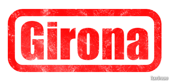 Girona Effetto testo