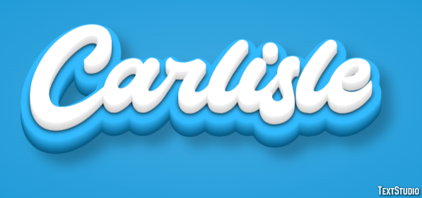 Carlisle Text effect