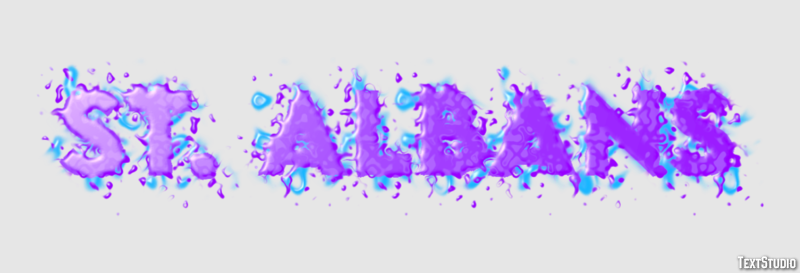 St. Albans Efecto de Texto