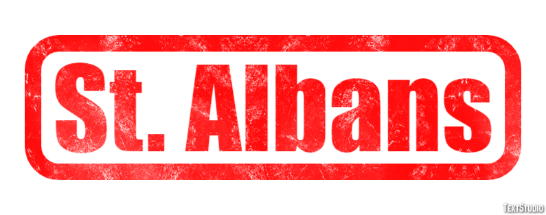 St. Albans Efecto de Texto