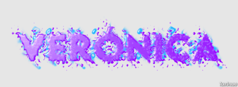 Verónica Text Effect