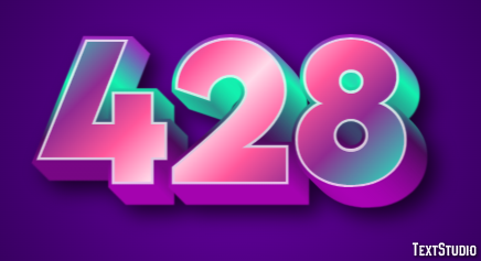 428 Text Effect
