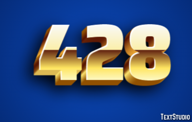 428 Text Effect