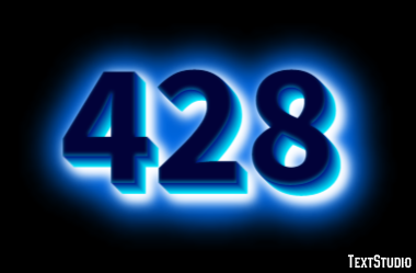428 Text Effect