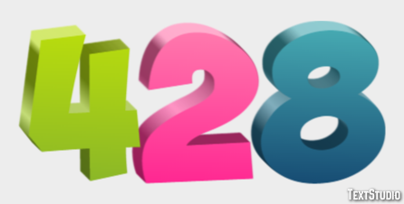 428 Text Effect