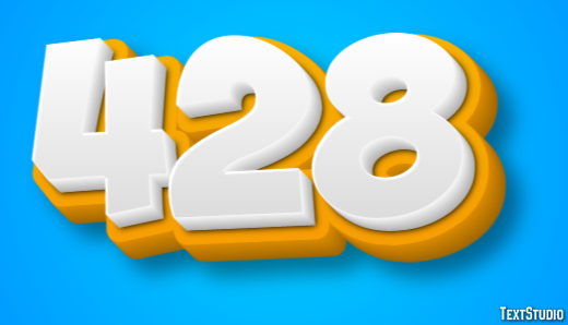428 Text Effect