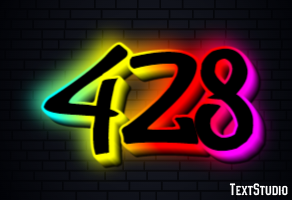 428 Text Effect