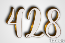 428 Text Effect