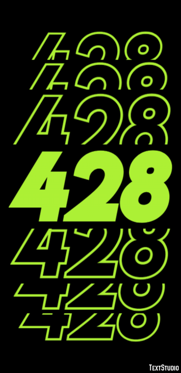 428 Text Effect