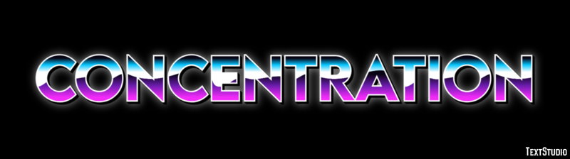 Concentration テキスト効果