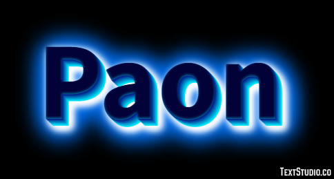 Paon Efecto de Texto