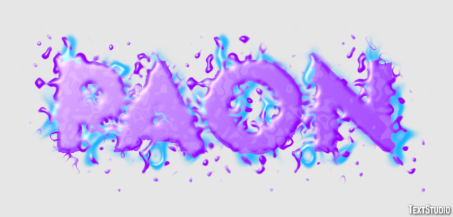 Paon Texteffekt