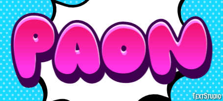 Paon Texteffekt