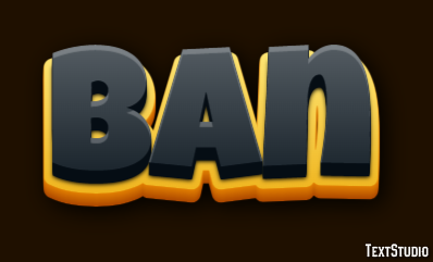 Ban Text Effect