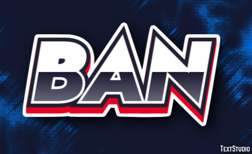 Ban Text Effect