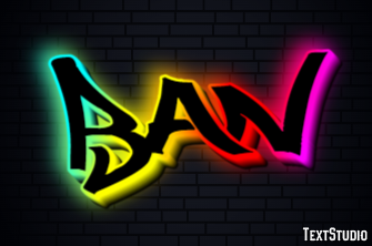 Ban Text Effect