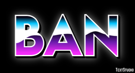 Ban Text Effect