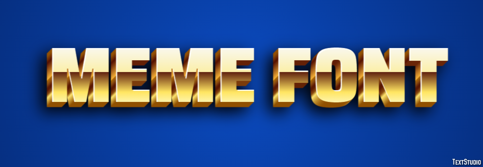 Meme Font Text Effect