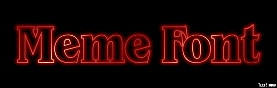 Meme Font Text Effect