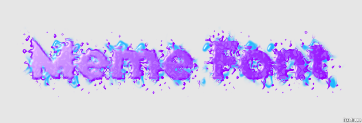 Meme Font Text Effect