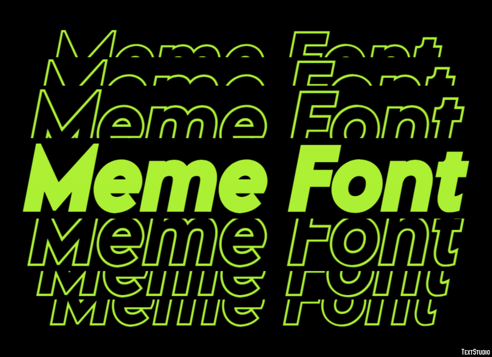Meme Font Text Effect