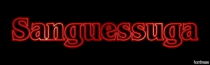 Sanguessuga Texteffekt