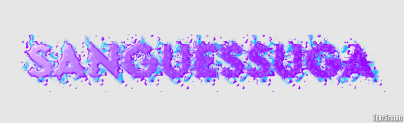 Sanguessuga Efeito de texto