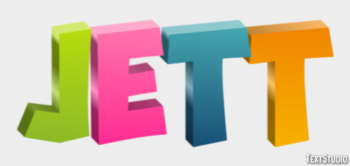 Jett Efekt tekstowy