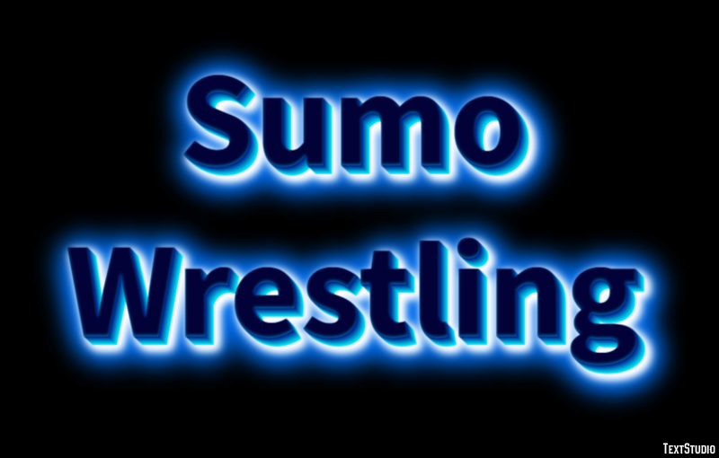 Sumo Wrestling Texteffekt