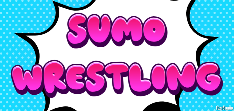Sumo Wrestling Texteffekt