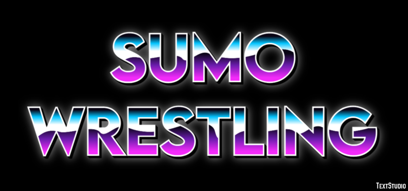 Sumo Wrestling Texteffekt