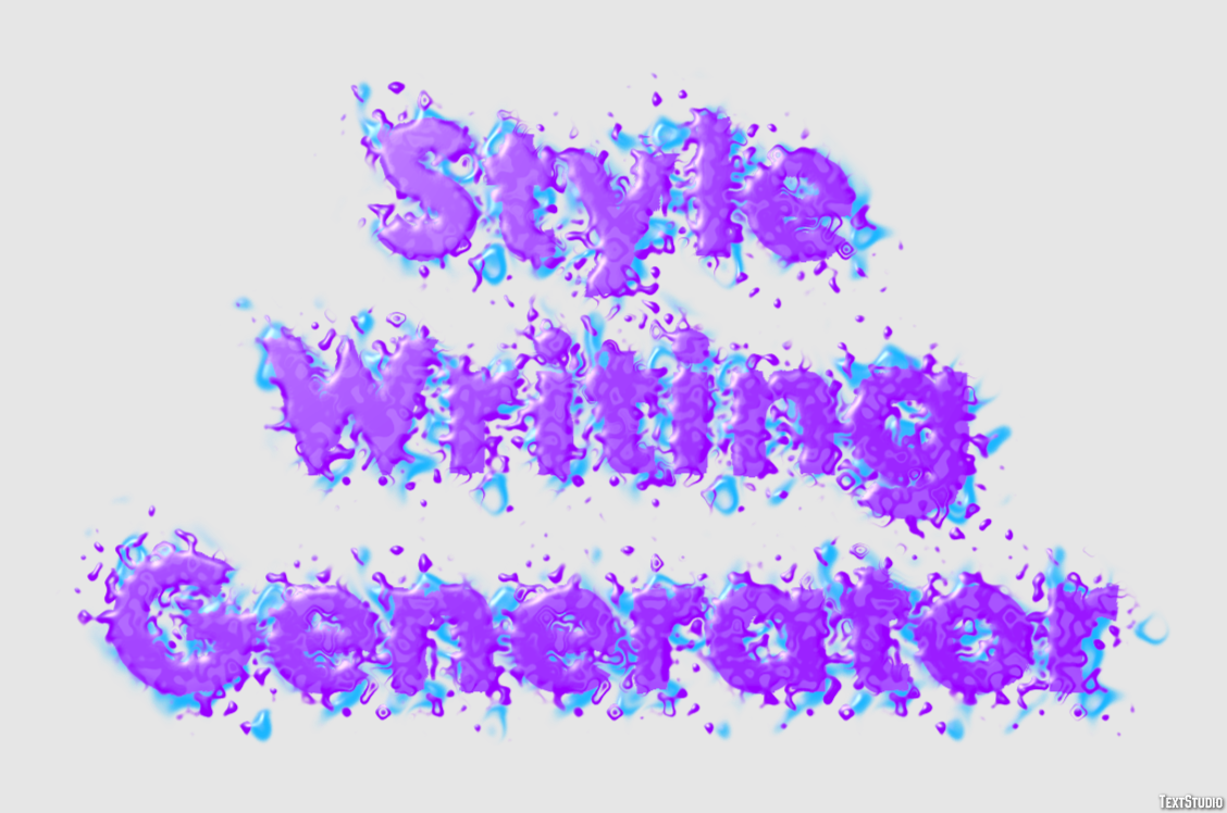 Style Writing Generator Metin Efekti
