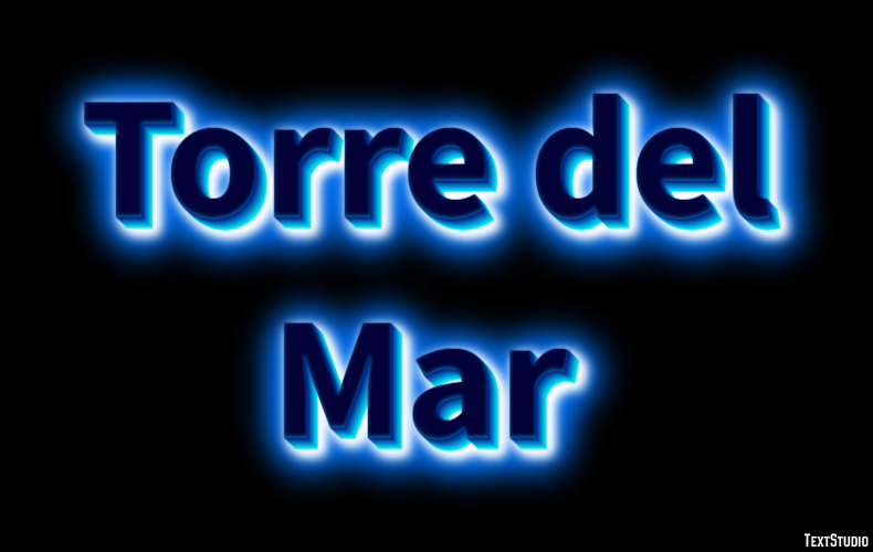 Torre del Mar Efekt tekstowy
