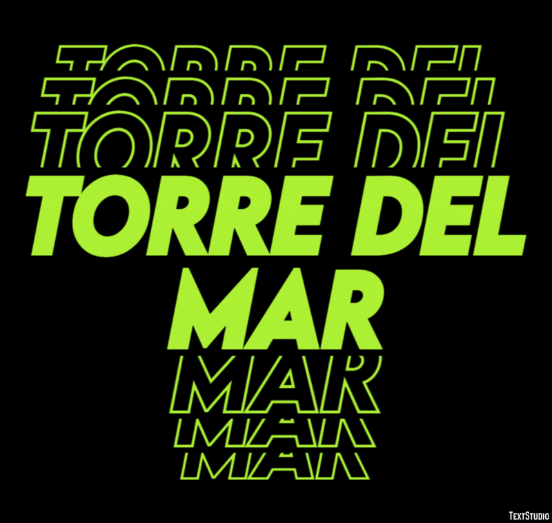 Torre del Mar Efecto de Texto