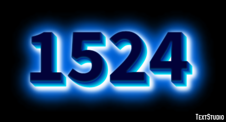 1524 Text Effect