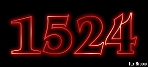 1524 Text Effect