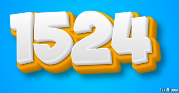 1524 Text Effect